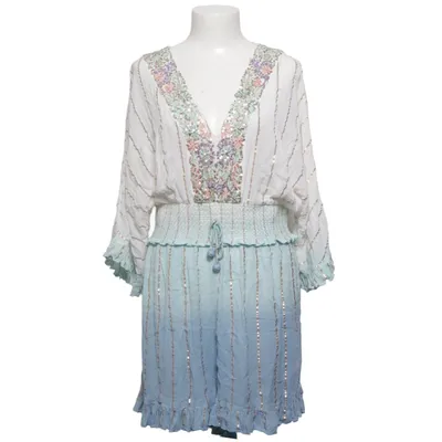 Jumpsuit (Wit, Blauw, Meerkleurig) van River Island Metallvezel, Polyester, Viscose