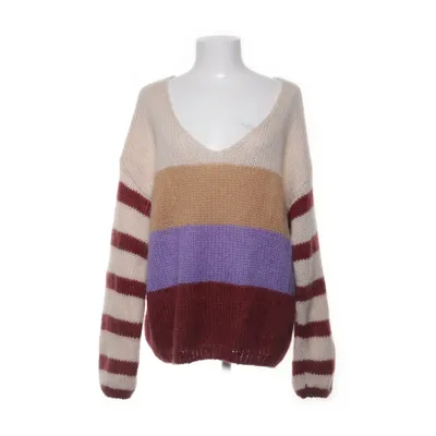 Tröja (Beige, Röd, Flerfärgad) från Yaya Women Mohair, Polyamid, Ull