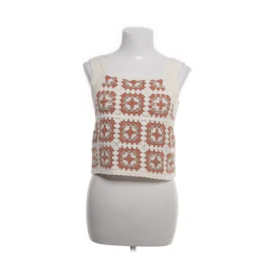Crop top (Beige, Multicolored) from Bristol Acrylic, Cotton