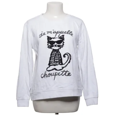 Collegetröja (Vit) från Karl Lagerfeld Bomull, Polyester