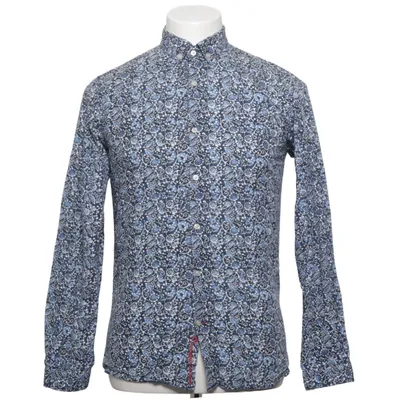 Skjorta (Blå, Vit, Svart) från Knowledge Cotton Apparel Ekologisk bomull