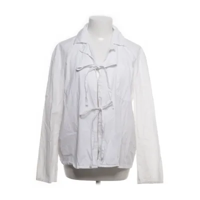 Wrap blouse (White) from Opera Sport Organic cotton