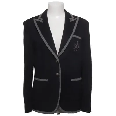 Blazer (Zwart) van Cassani Acryl, Wol