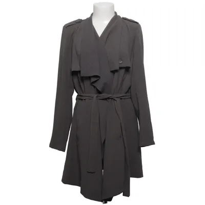 Trenchcoat (Grijs) van Object Polyester