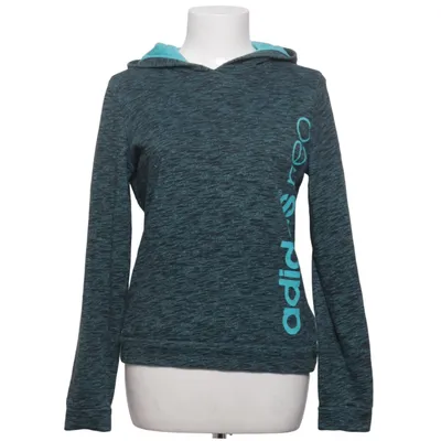 Sweat à capuche (Gris, Bleu) de Adidas Neo Coton, Polyester