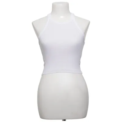 Crop top (Blanc) de Topshop Petite Élasthane, Viscose