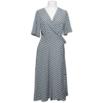Robe portefeuille (Bleu, Blanc) de Orion London Polyester
