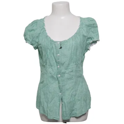 Dirndl blouse (Groen, Wit) van Wallmann Linnen
