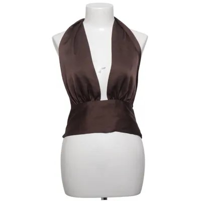Halter neck top (Brown) from Gina Tricot Polyester