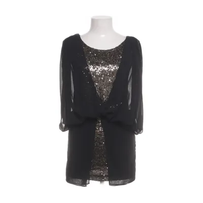 Cocktail dress (Black, Gold) from Aura Boutiqe Elastane, Polyester