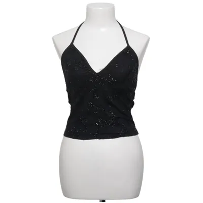 Halterneck top (Sort) fra Romwe Polyamid