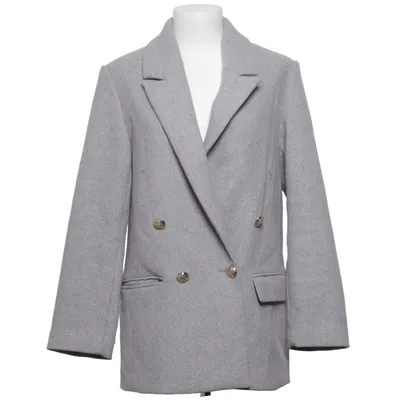 Pea coat (Gray) from Collection Pimkie Acrylic, Polyamide, Polyester, Viscose, Wool