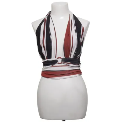 Haut dos-nu (Noir, Blanc, Rouge) de Ba&sh Élasthane, Polyester