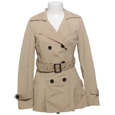 Trenchcoat (Beige) van Attentif Katoen, Elastaan, Polyester