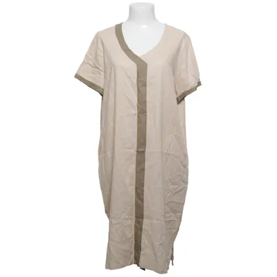 Jurk (Beige) van Sweet Miss Linnen, Viscose