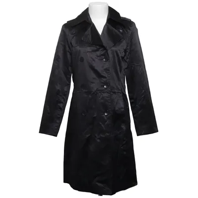Trenchcoat (Zwart) van Autre Ton Katoen, Polyester, Polyurethaan