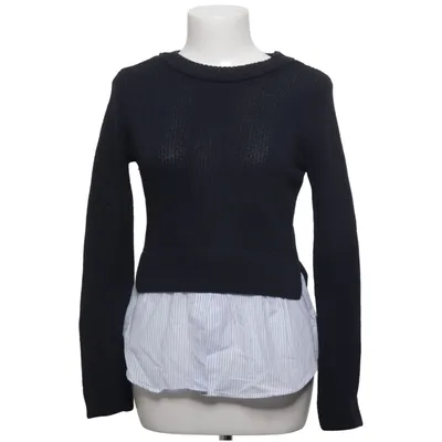 Sweater (Black, Blue, White) from Stradivarius Cotton