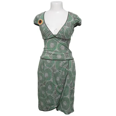 Dress (Green, Brown, White) from Miss Sixty Collection Polyamide, Viscose