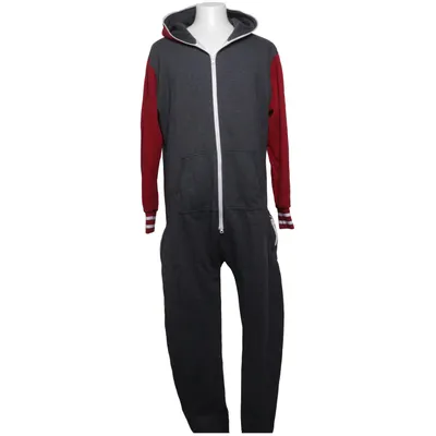 Mjukisdräkt (Grå, Röd) från Urban Classics Bomull, Polyester