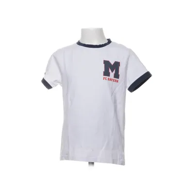 T-shirt (White, Blue) from FC Bayern Cotton