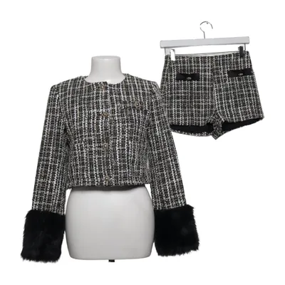 Set (Schwarz, Weiß, Gold) von Fashion Nova Polyester