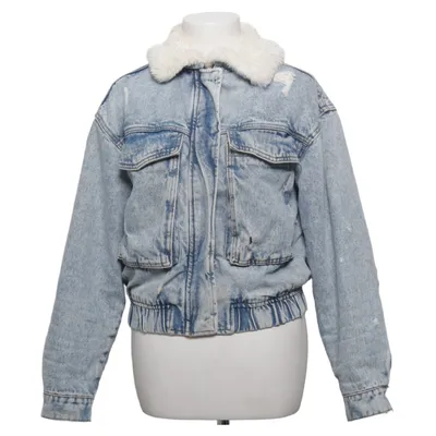 Lined denim jacket (Blue) from FB Sister Denim Cotton, Polyester