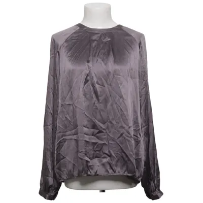 Bluse (Grau) von Stenströms Elasthan, Seide