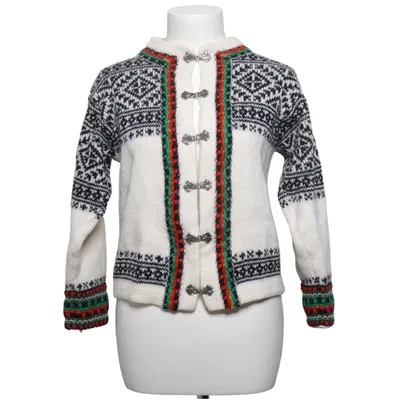Strickjacke (Weiß, Schwarz, Grün, Rot) von Nordstrikk