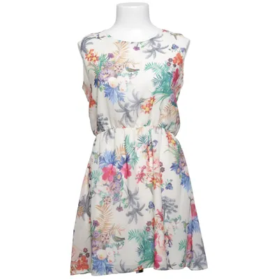 Dress (White, Multicolored) from Sisters Point Polyester