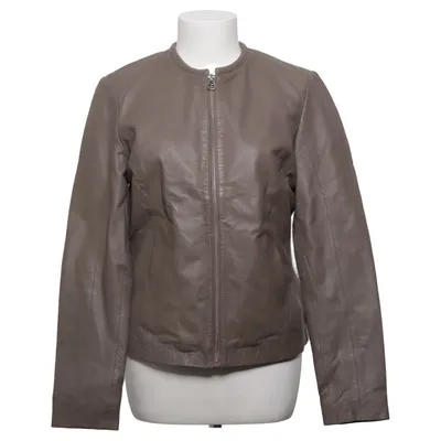 Läderjacka (Brun) från Gipsy Skinn, Återvunnen polyester