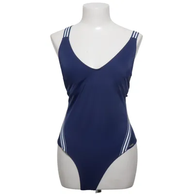 Swimsuit (Blue, White) from Free Society Elastane, Polyamide, Polyester