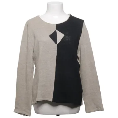 Trui (Beige, Zwart) van Line Katoen, Linnen