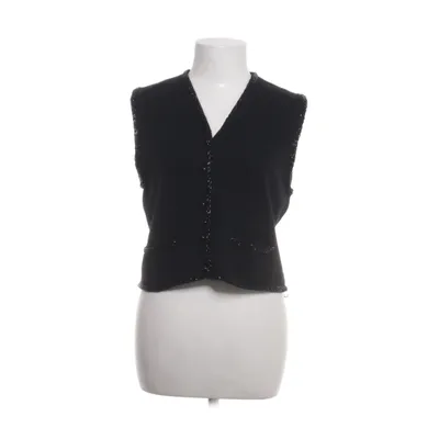 Väst (Svart) från Liz Claiborne Angora, Kaninpäls, Nylon, Ull