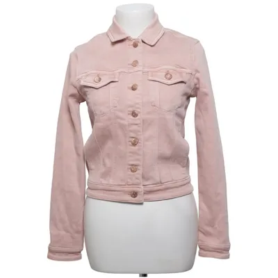 Denim jacket (Pink) from Next Petite Cotton, Elastane