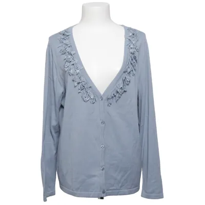 Strickjacke (Blau) von Amy Vermont Acryl, Baumwolle