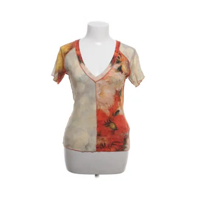 Top (Beige, Multicolored) from Desigual Cotton, Elastane