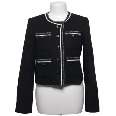 Blazer (Schwarz, Weiß) von Karl Lagerfeld Baumwolle, Polyester, Viskose