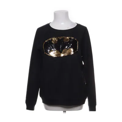 Collegetröja (Svart, Guldfärgad) från DC Comics Bomull, Polyester