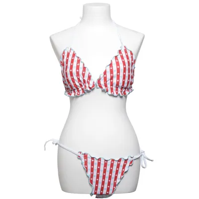 Bikini (Röd, Vit, Blå)