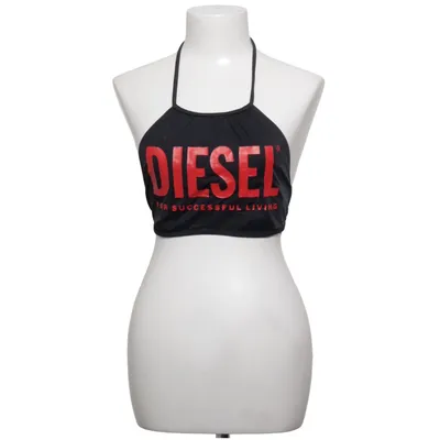 Halter neck top (Black) from Diesel Elastane, Polyamide