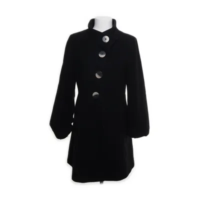 Coat (Black) from Erich Fend Wool, Cashmere, Polyamide