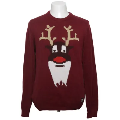 Christmas sweater (Red, Multicolored) from Your Turn Acrylic, Cotton