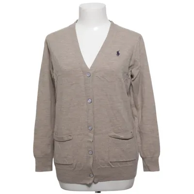 Strickjacke (Beige) von Ralph Lauren Sport Merinowolle