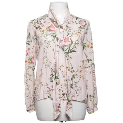 Sløjfebluse (Pink, Flerfarvet) fra Newhouse Viscose
