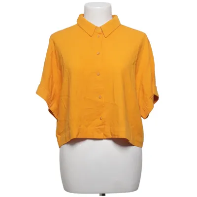 Korte mouwen shirt (Geel, Oranje) van Selected Femme Linnen, Viscose