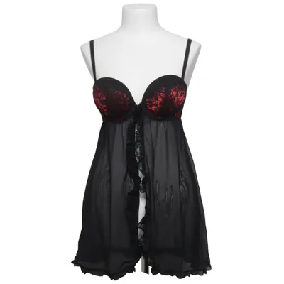 Negligé (Svart, Röd) från Hunkemöller Elastan, Polyamid, Polyester