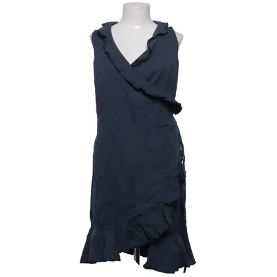 Wrap dress (Blue) from FGL Cotton, Linen