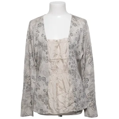 Bluse (Beige) von Taifun Collection Metallfaser, Seide