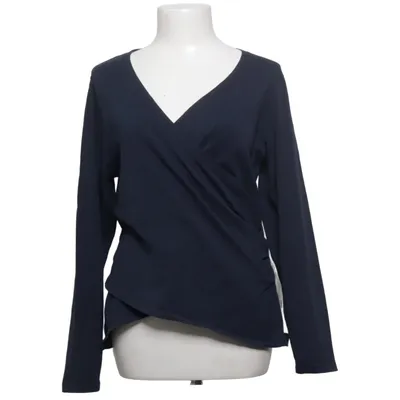 Wickelbluse (Blau) von Bondelid Baumwolle, Elasthan