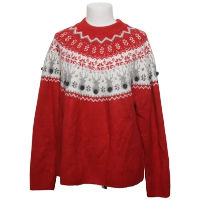Weihnachtspullover (Rot, Mehrfarbig) von L.O.G.G by H&M Acryl, Polyamid, Wolle